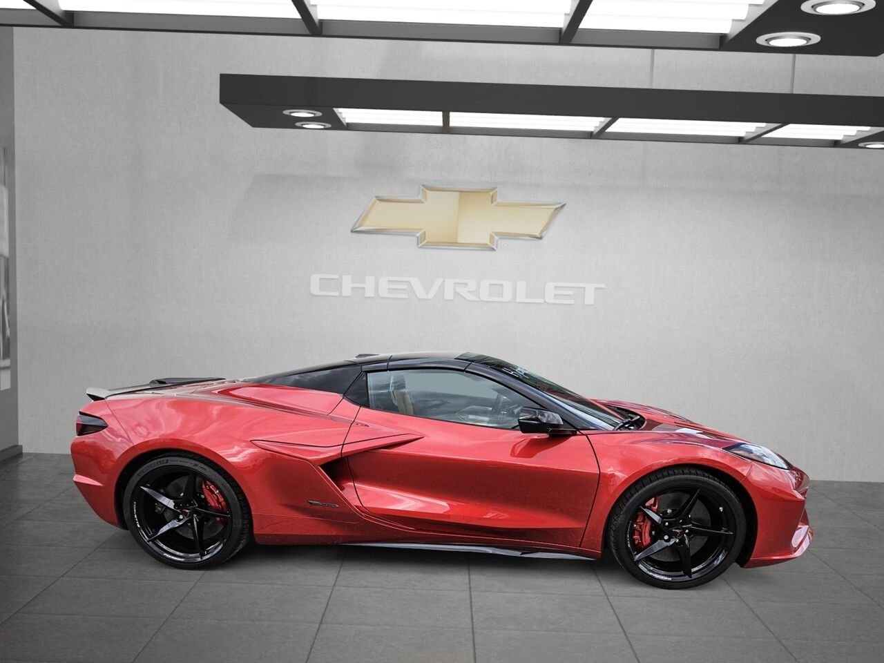 Chevrolet Corvette E-Ray cabriolet 2 portes avec 2LZ 2025 Rouge Saint-Hyacinthe - photo #3