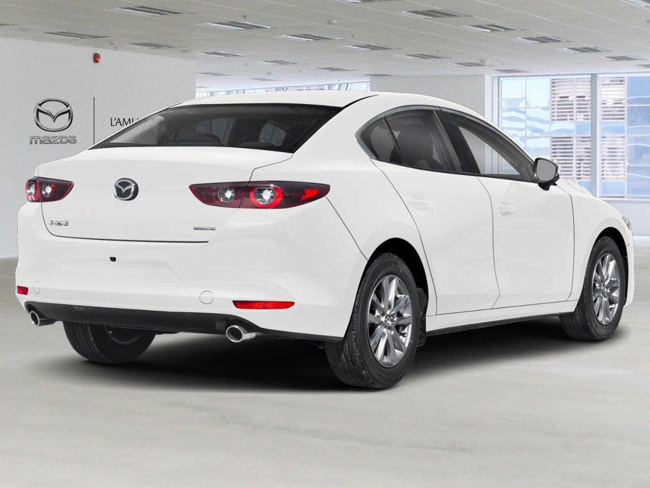 2026 MAZDA Mazda3 VIN JM1BPABLXT1881919 Snowflake White Pearl Chicoutimi - photo #1
