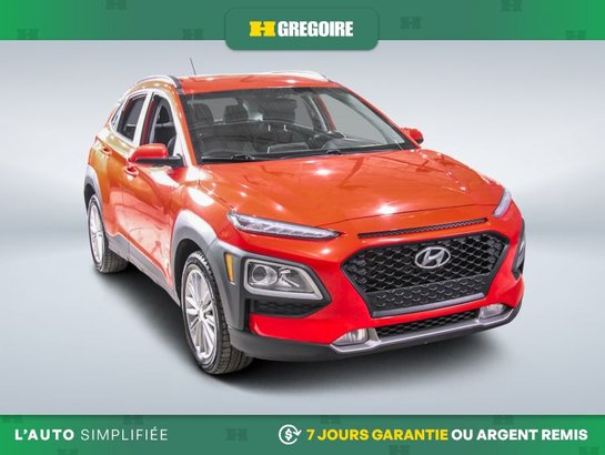 2019 Hyundai Kona Preferred AWD AUTO A/C MAGS CAM RECUL BLUETOOTH Orange