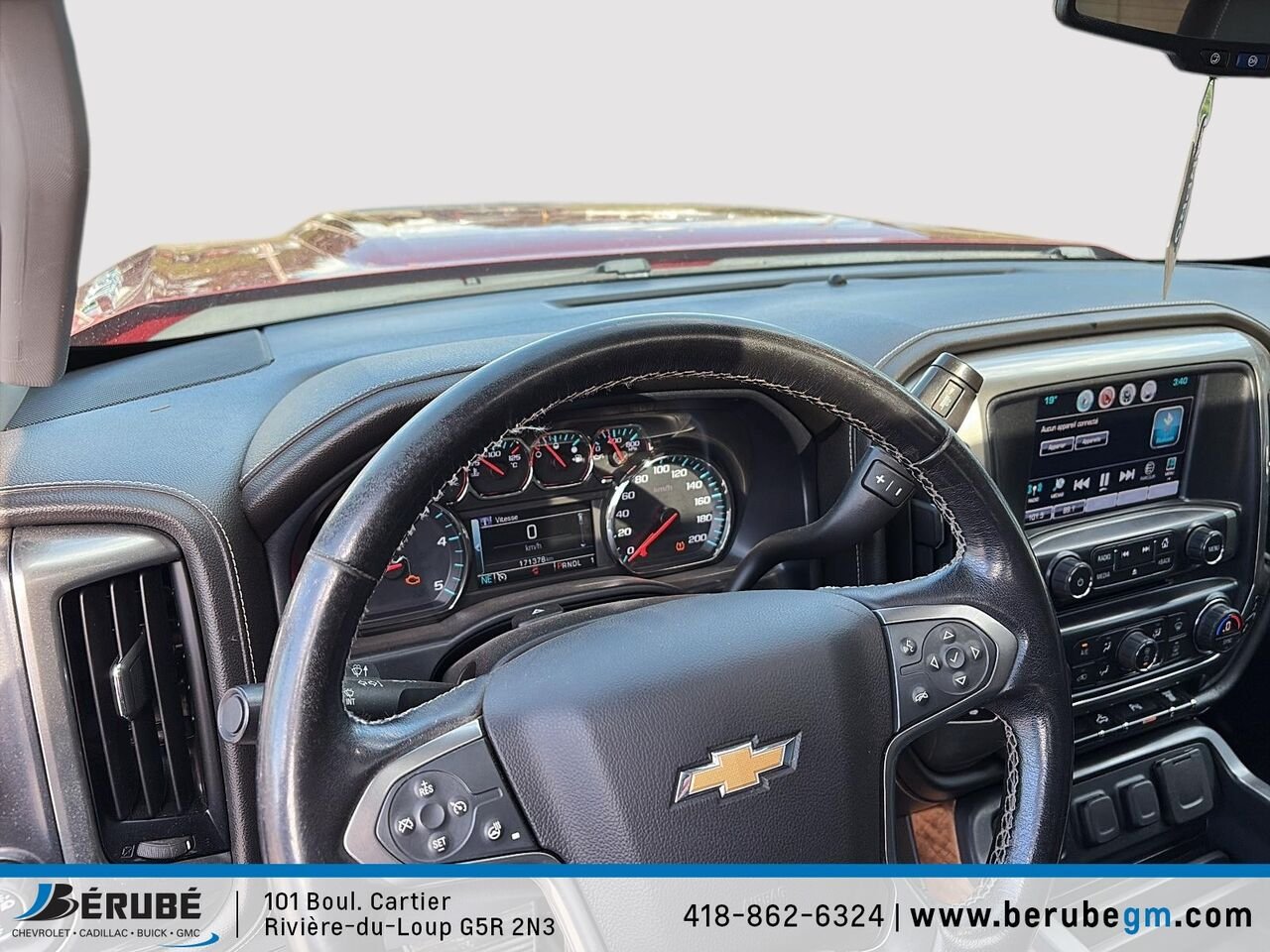 CHEVROLET SILVERADO 2500 4RM, EMP. COURT, CABINE LTZ cabine multiplace 4RM 153,7 po 2019 Rouge Rivière-du-Loup - photo #7