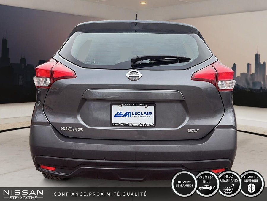 Nissan Kicks SV TA | 75 640 KM | CAMÉRA DE RECUL | CLIMATISATION AUTOMATIQUE | ACCÈS SANS CLÉ 2019 Gris