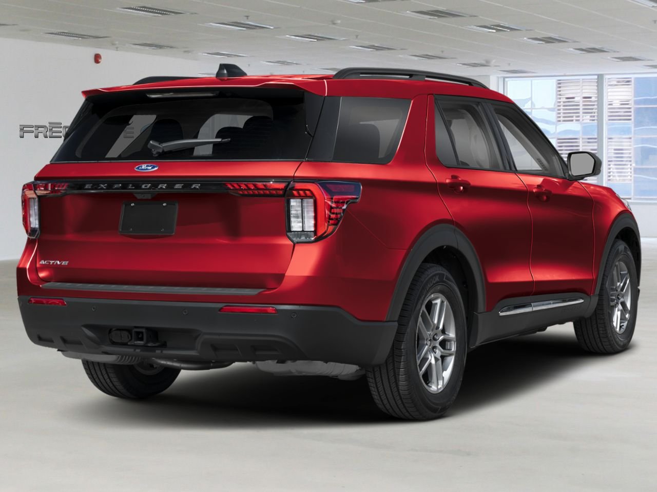 Ford Explorer 2027 Rouge rubis métallisé teinté verni Montmagny - photo #2