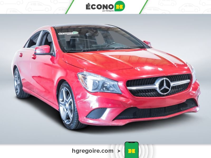 2016 Mercedes Benz CLA Red Laval - photo #0