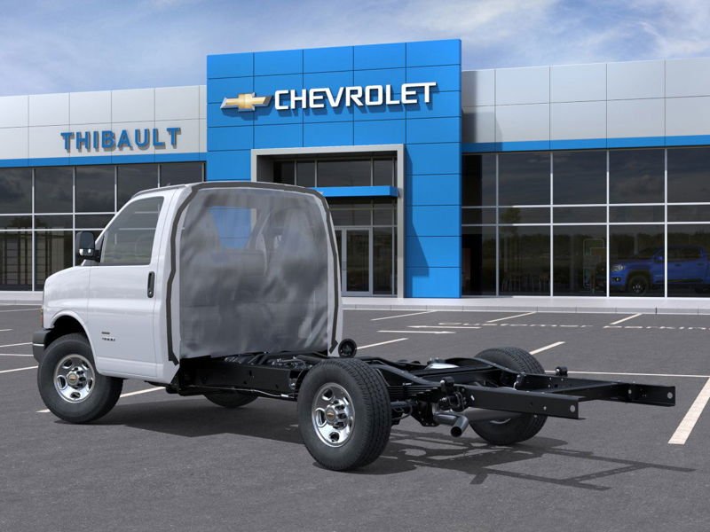 CHEVROLET Fourgonnette commerciale tronquée Express 3500 fourgonnette 139 po 2025 BLANC SOMMET