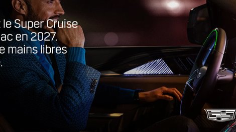 Super Cruise chez Cadillac en 2027 : la conduite mains libres réinventée
