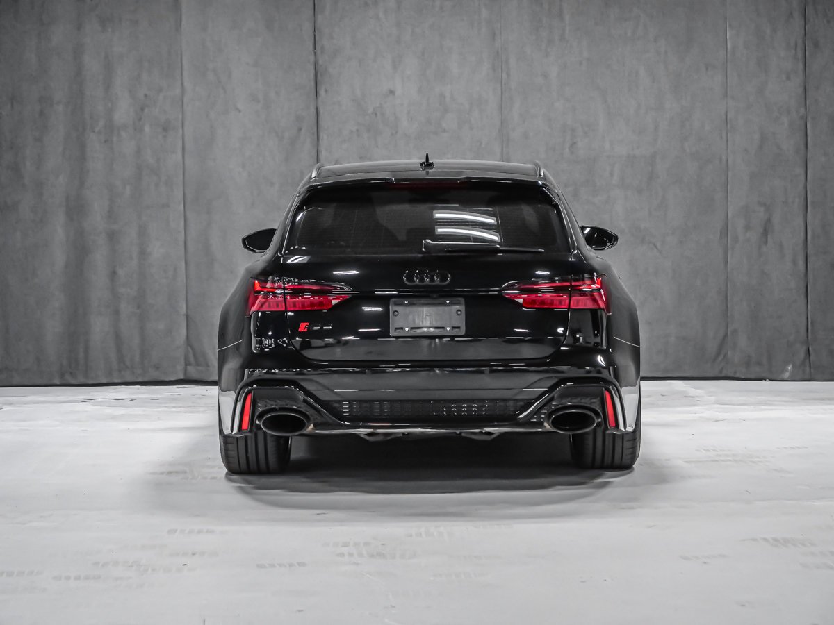 2023 Audi RS 6 Avant Black Montreal - photo #4