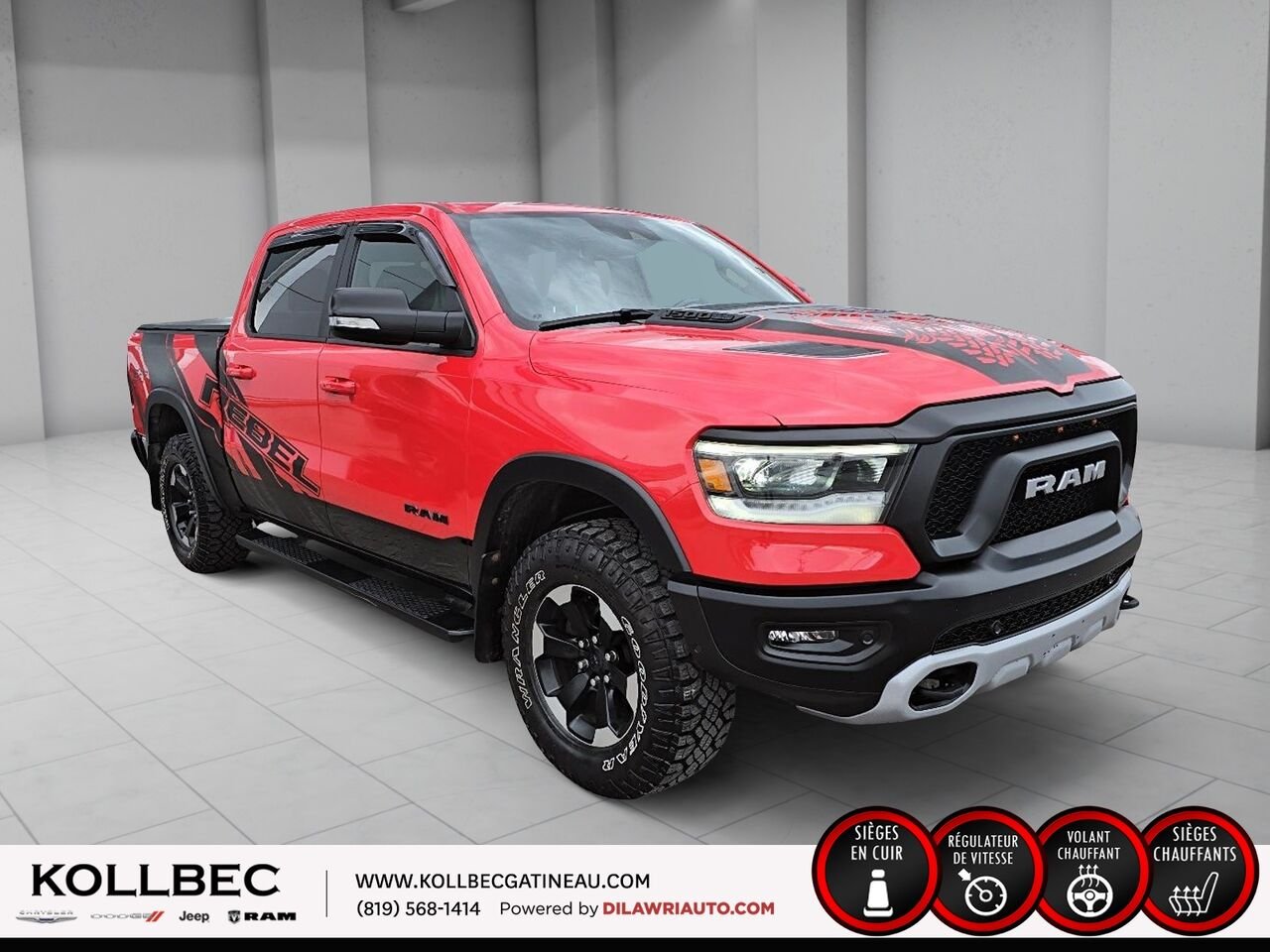 RAM 1500 Rebel GT Crewcab 4x4 2022 Rouge Ottawa & Gatineau - photo #12