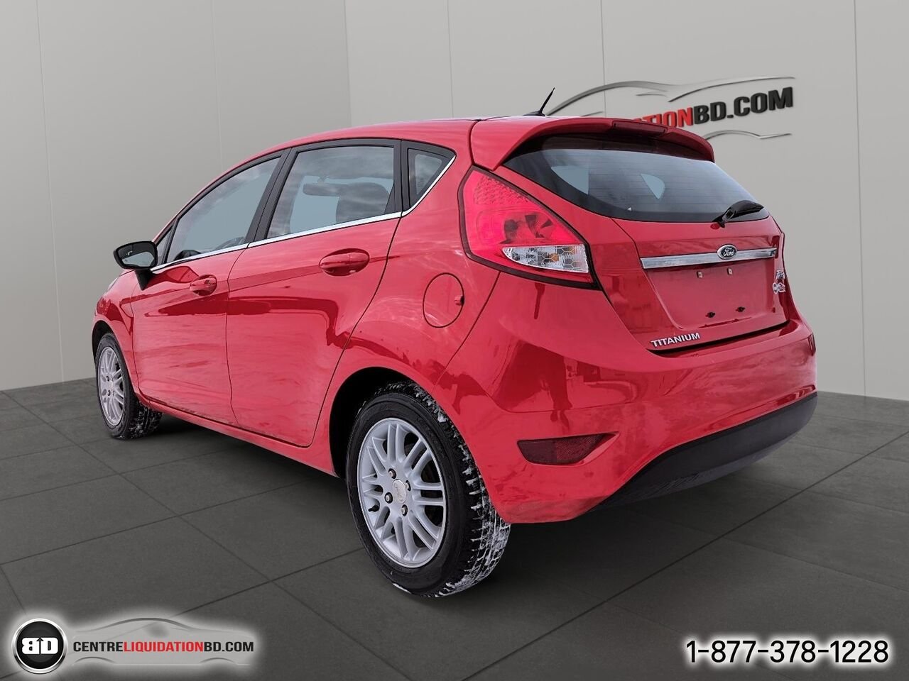 Ford Fiesta TITANIUM AUTOMATIQUE SIEGES CHAUFFANTS (BAS KM) | BD0131 2013 Rouge Granby - photo #7
