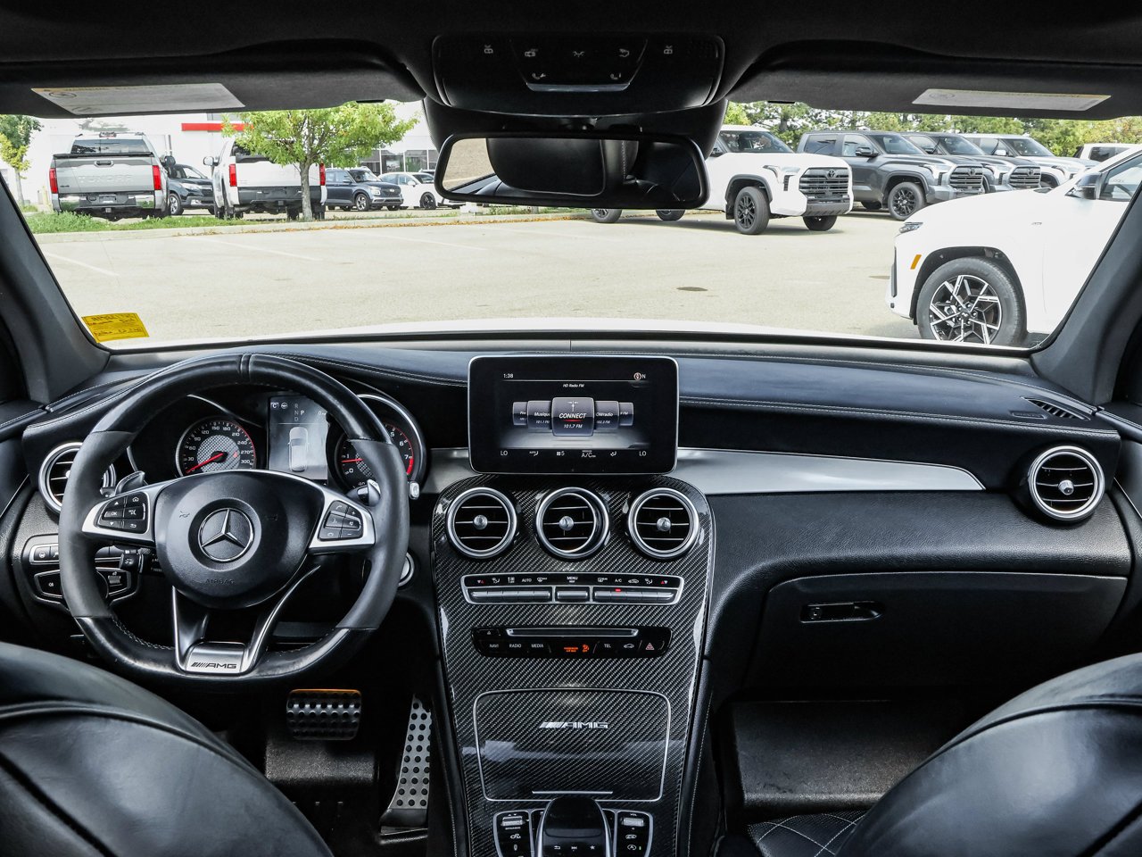2019 Mercedes-Benz GLC AMG GLC 63 S 4MATIC+ SUV designo Diamond White Sherwood Park - photo #16