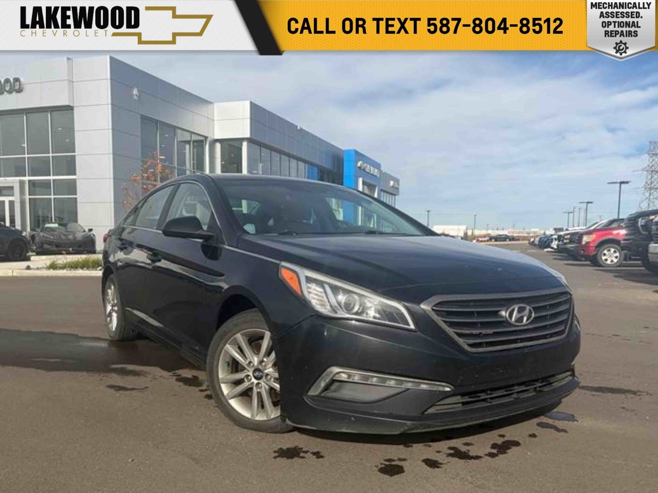 2015 Hyundai Sonata 4dr Sdn 2.4L Auto GL Black Sherwood Park - photo #0