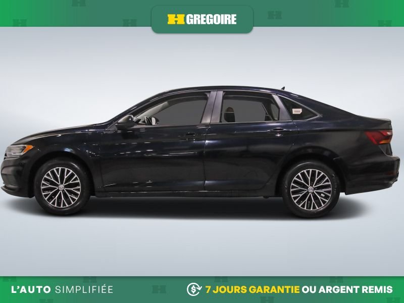 2019 Volkswagen Jetta Highline MANUEL AC CUIR TOIT MAGS CAM RECUL BLEUTO Black