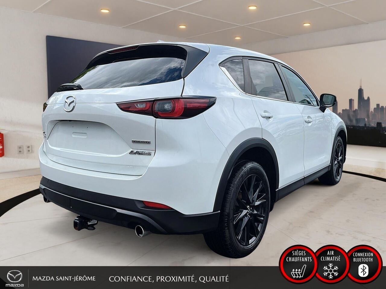 2022 Mazda CX-5 White Ste-Agathe des Monts - photo #5