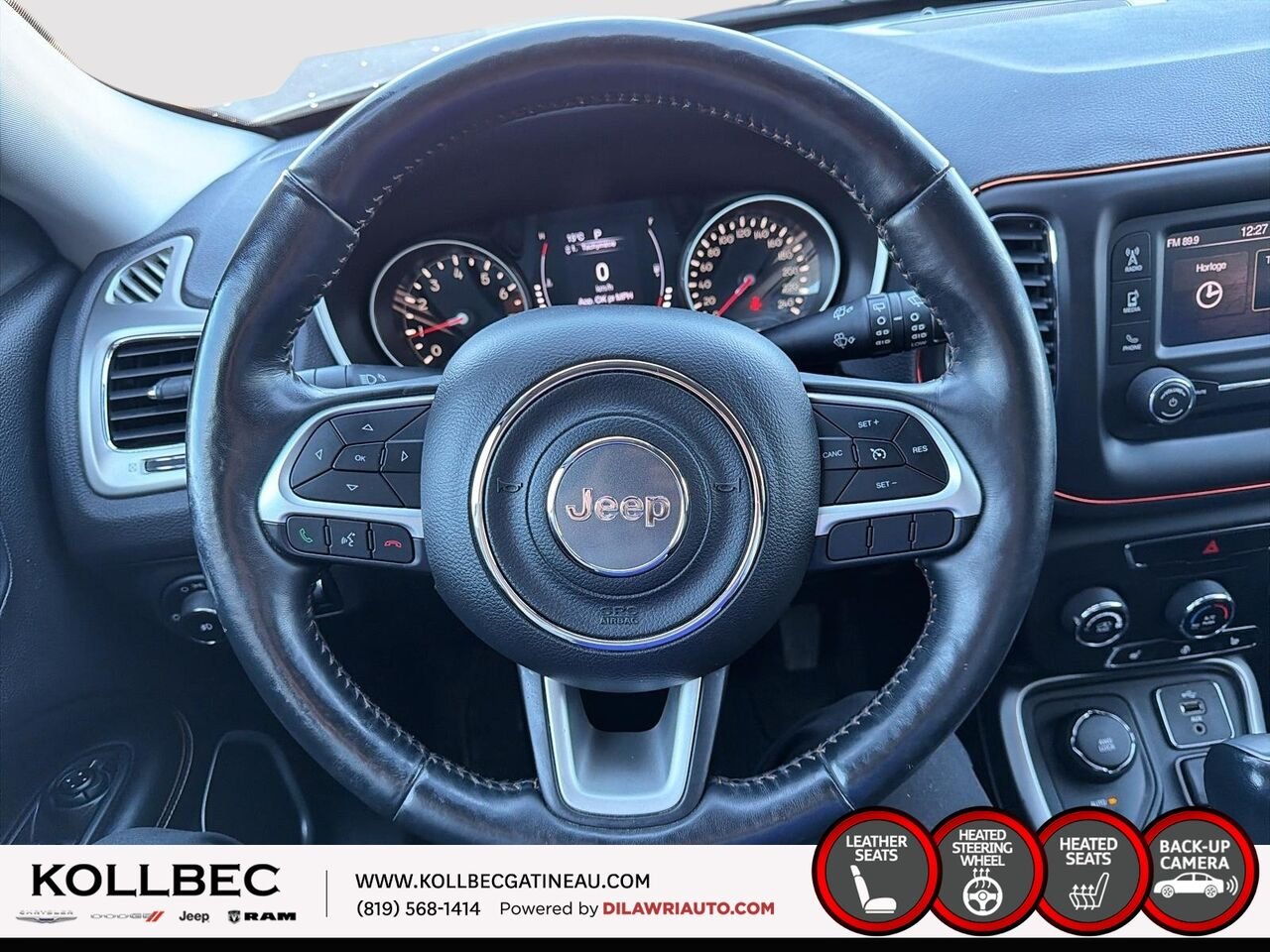 2018 Jeep Compass U19570 | North 4x4 White Gatineau - photo #7