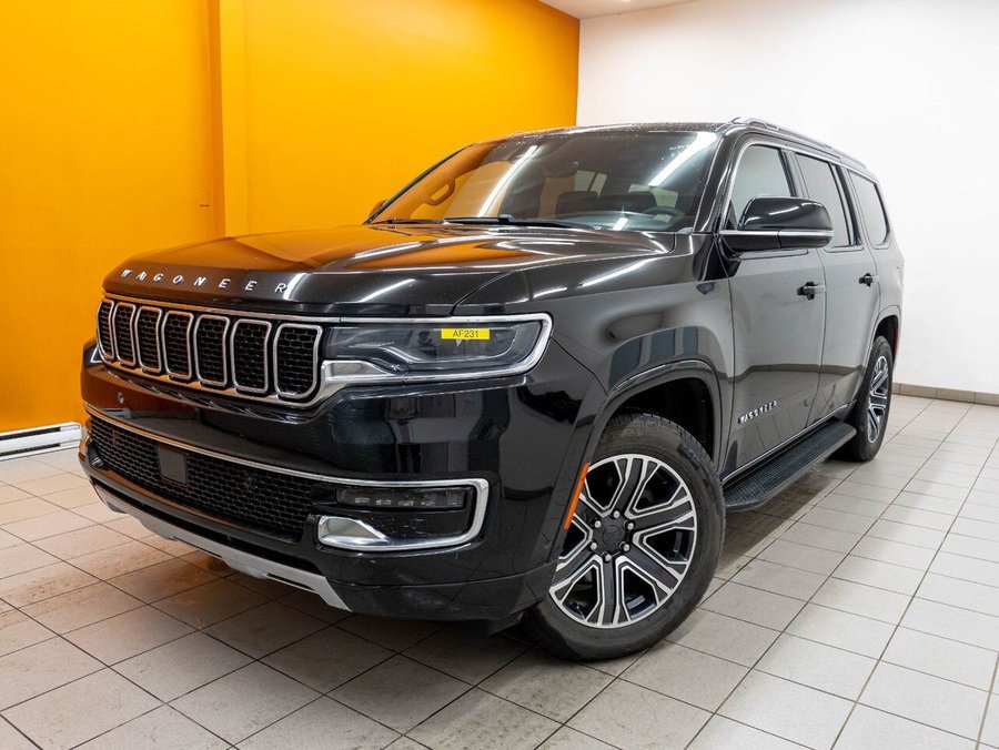 Jeep Wagoneer SERIES II AWD *NAV* CUIR SIÈGES VENTIL HAYON ELECT 2023 Noir