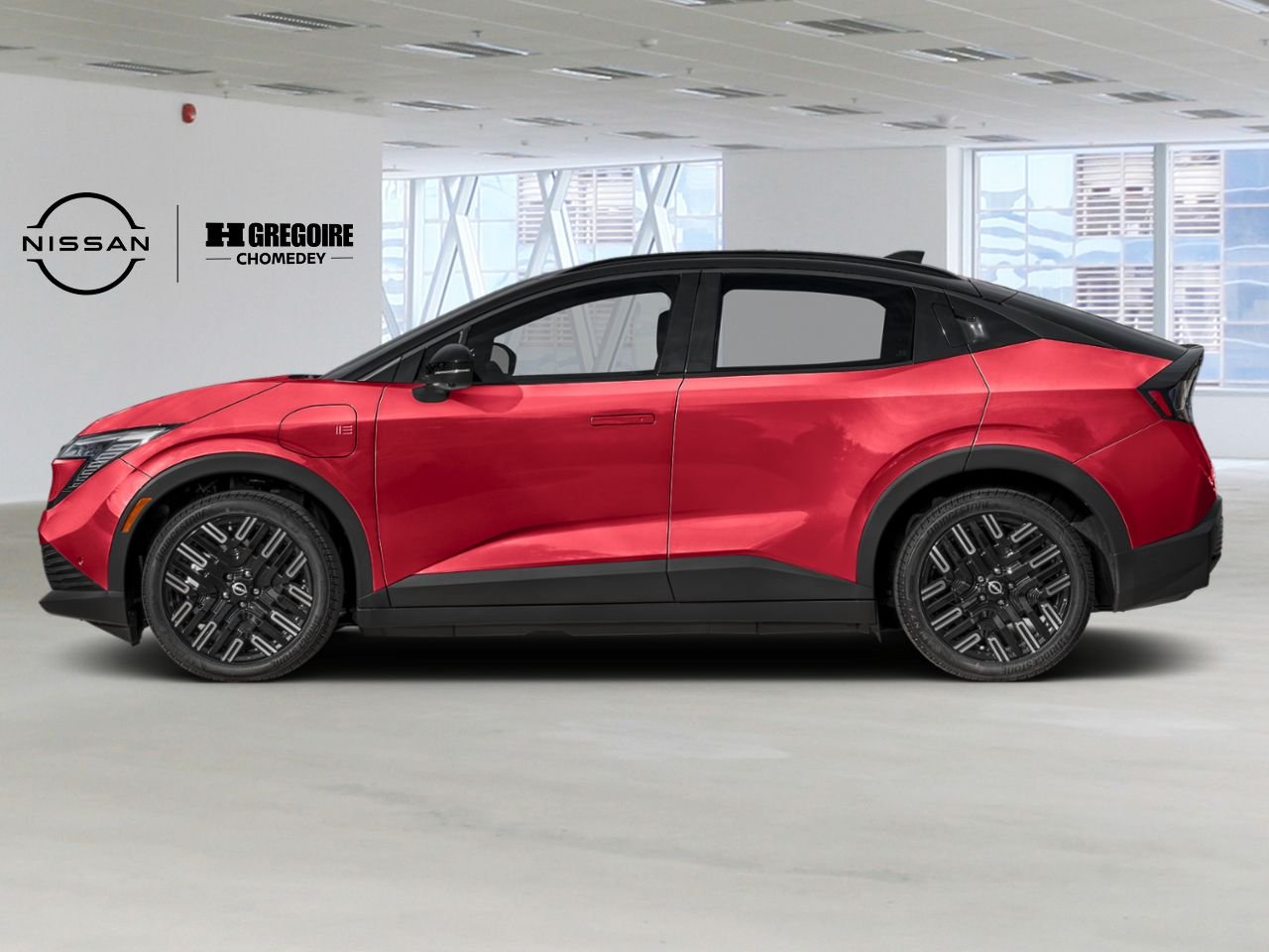 2026 Nissan LEAF Red Metallic/Black Laval - photo #2