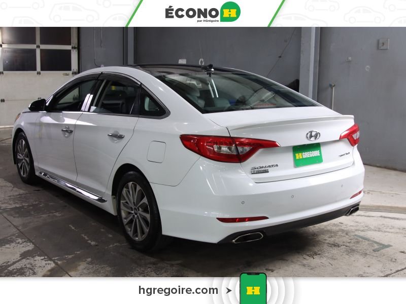 Hyundai Sonata 822298 | 2.4L SPORT TECH AUTO A/C GR ELECT MAGS 2016 Blanc Laval - photo #4