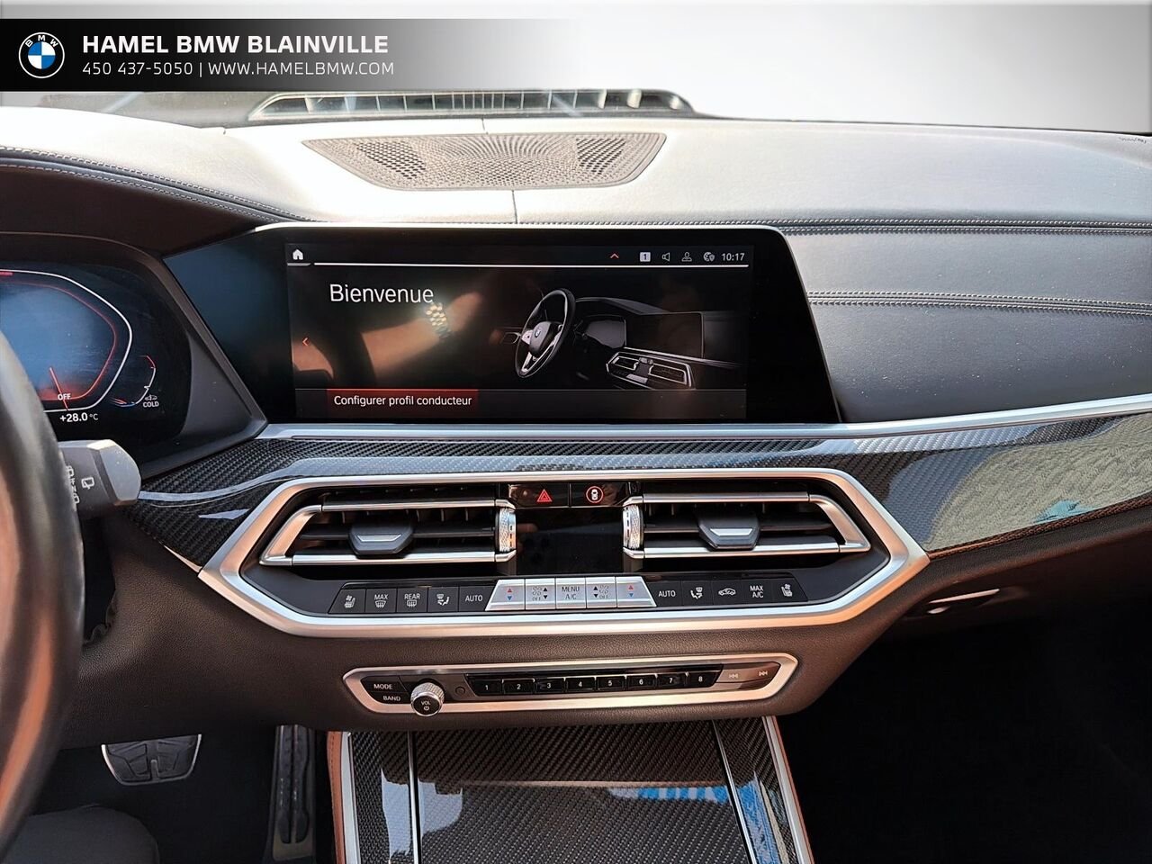BMW X5 M50i véhicule d'activités sportives 2022 Bleu Blainville - photo #13