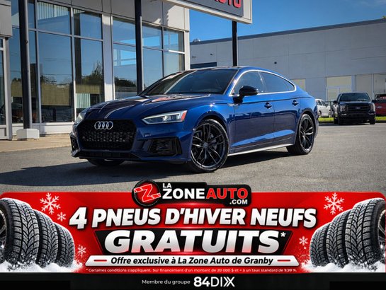 Audi A5 Sportback AWD + S LINE + 252HP 2018 Bleu