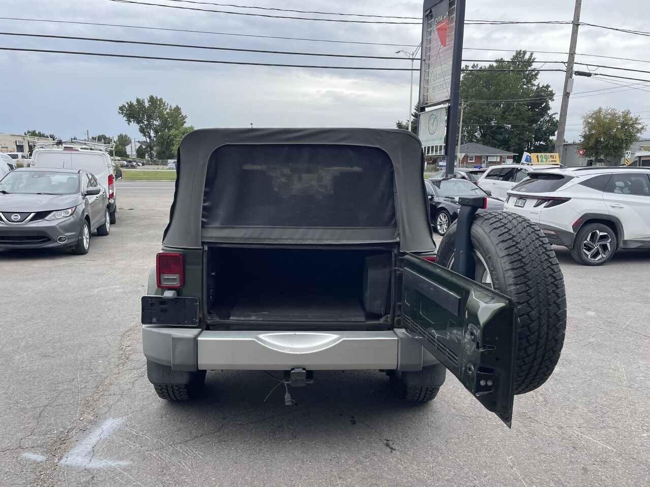 2008 Jeep Wrangler Green  - photo #9