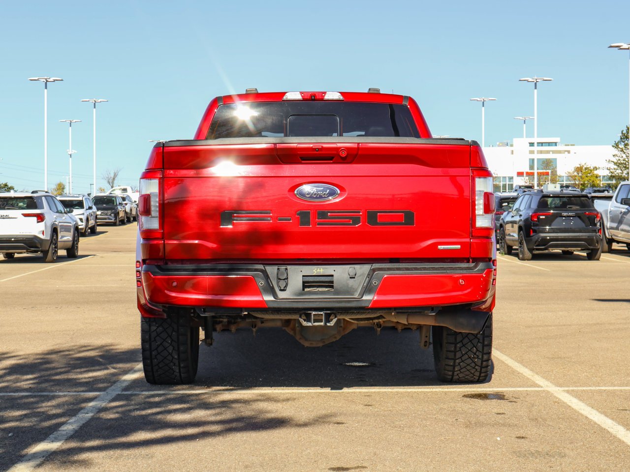 2021 Ford F-150 LARIAT 4WD SuperCrew 6.5' Box Red Sherwood Park - photo #6