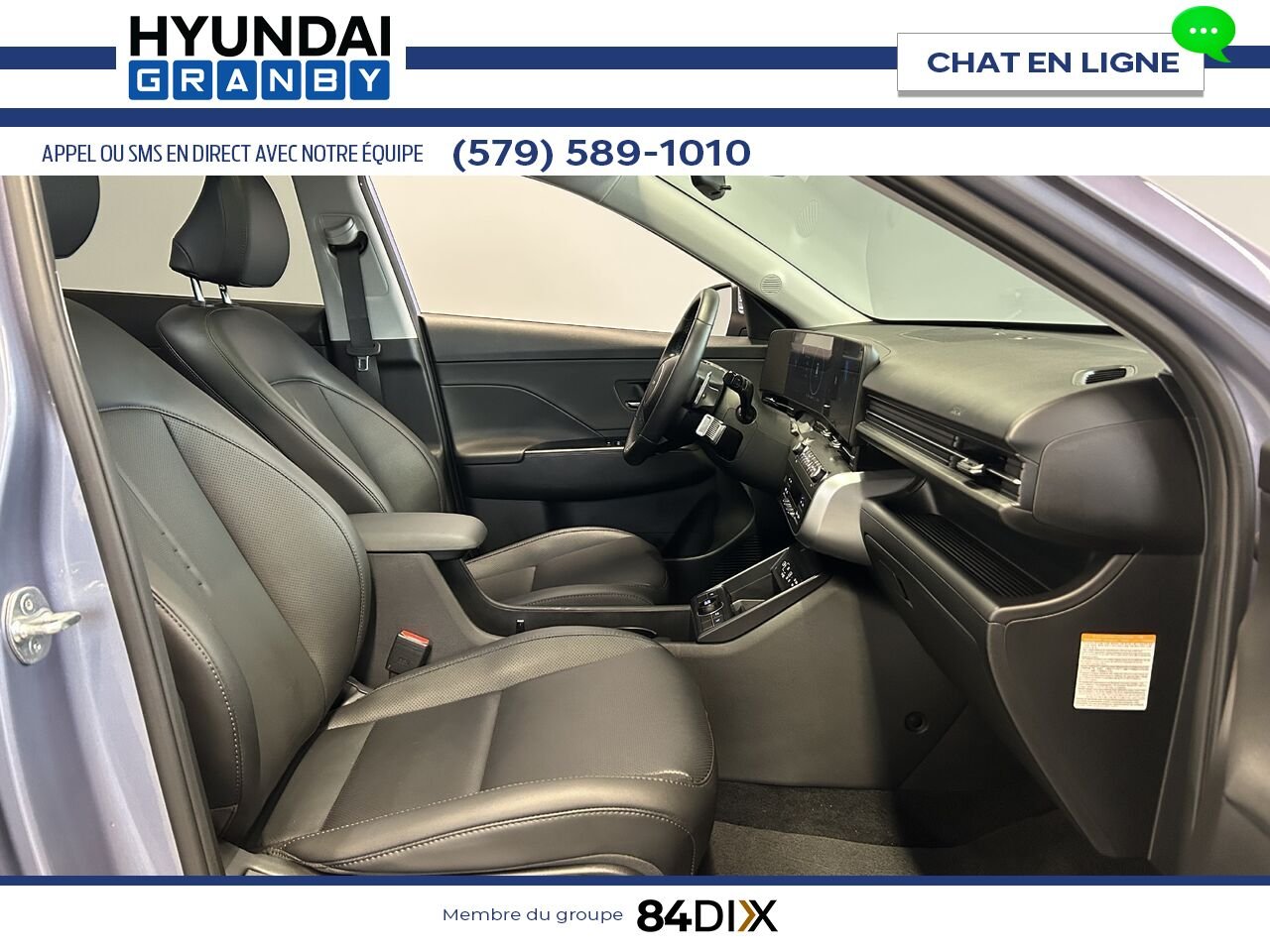 Hyundai Kona électrique 2025 Bleu Granby - photo #19