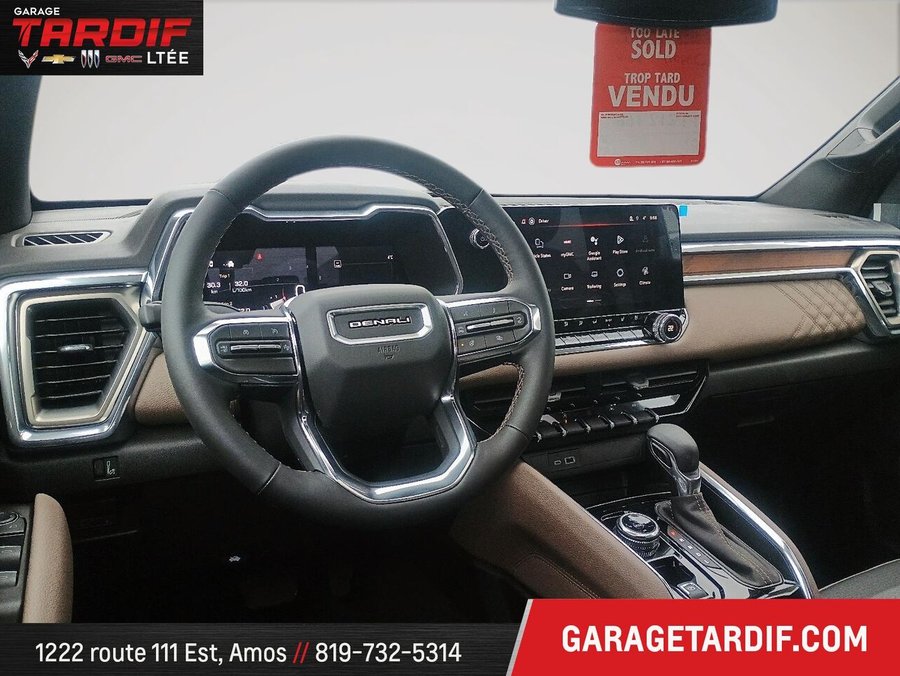 GMC Canyon Denali cabine multiplace 4RM 2026 Noir onyx