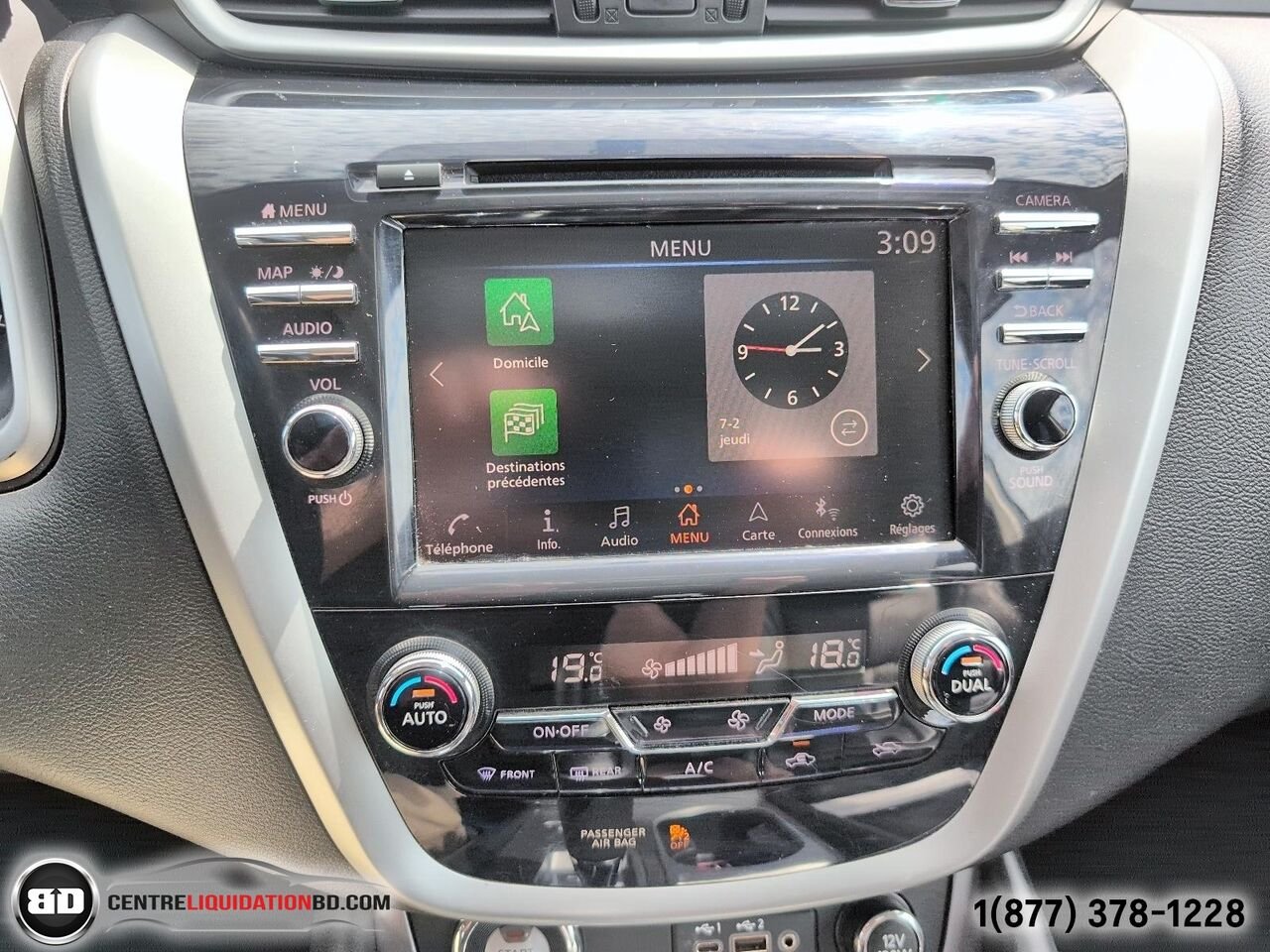 2019 Nissan Murano SL TI | BD0247 gray Granby - photo #19