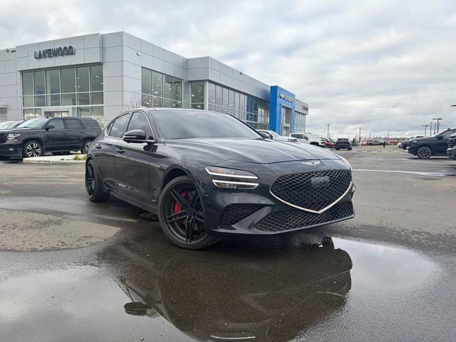 2023 Genesis G70 3.3T Sport AWD 3.3T Automatic | Power Sunroof Vik Black