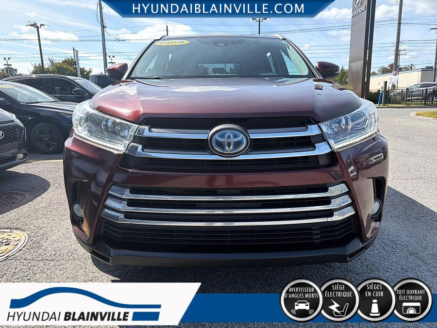 Toyota Highlander XLE hybride AWD, 2019 Rouge