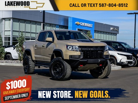 2021 Chevrolet Colorado 4WD ZR2 3.6L Lifted | Fuel Wheels Beige