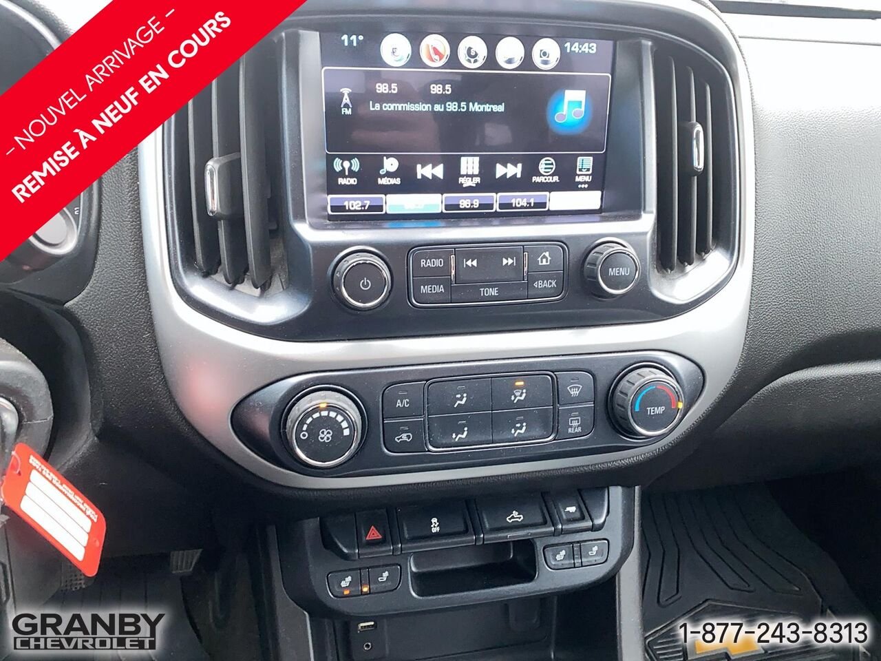 Chevrolet Colorado LT cabine multiplace 140,5 po 4RM | 26-0815B 2018 Gris Granby - photo #12