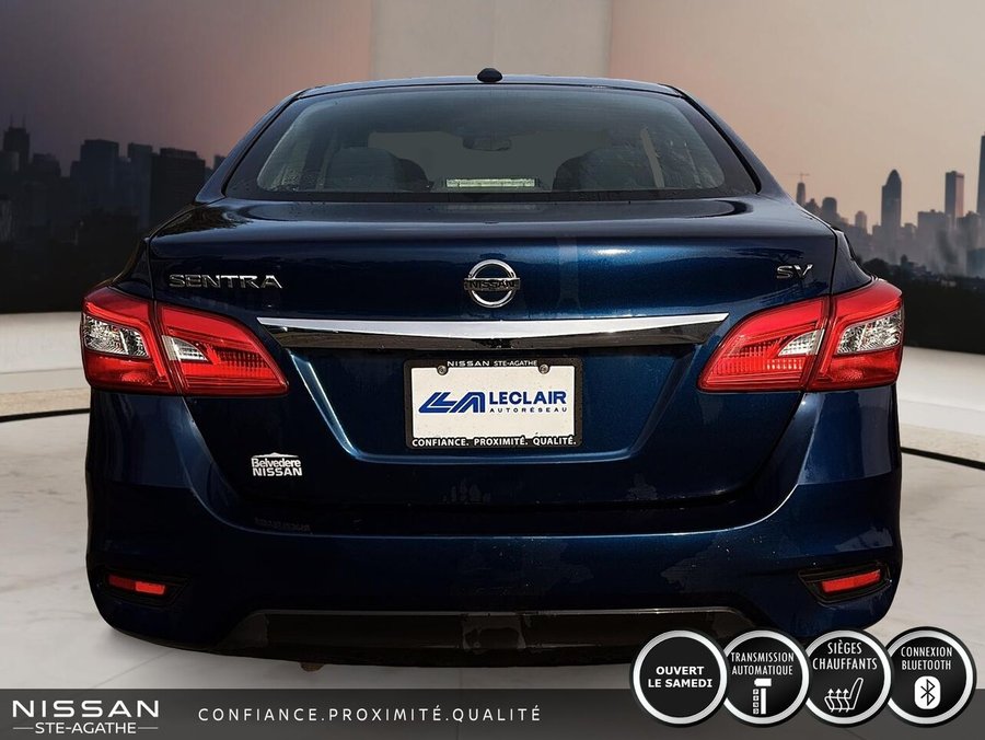 2019 Nissan Sentra SV | AUTOMATIQUE | CLIMATISATION | GROUPE ÉLECTRIQUE | 110 719 KM Blue