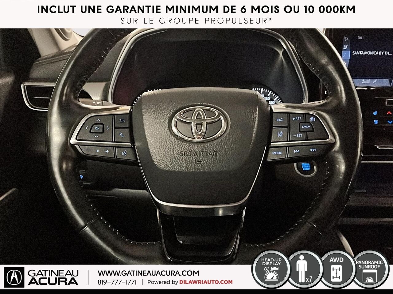 Toyota Highlander Platinum AWD 2021 Argent Gatineau - photo #9