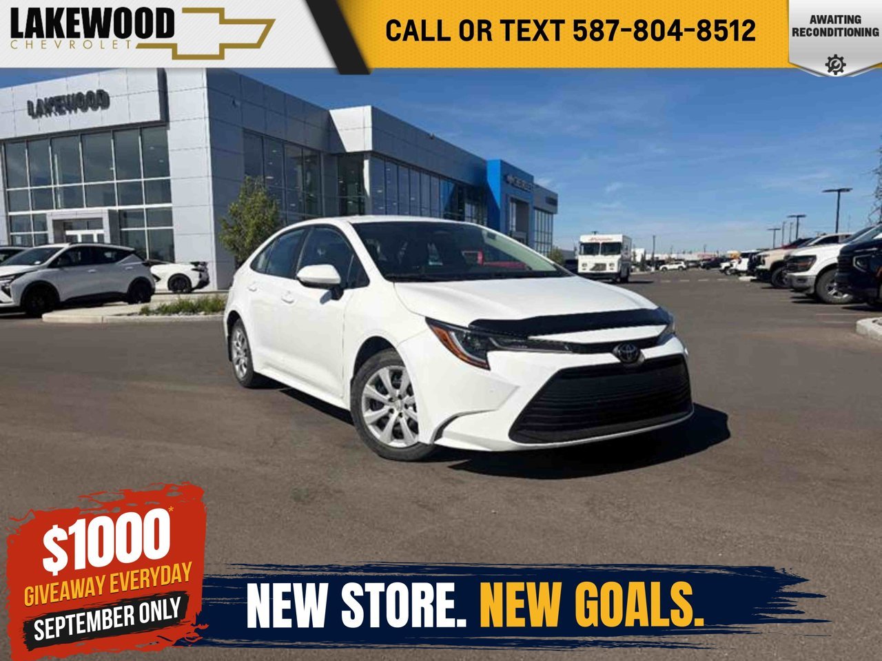 2023 Toyota Corolla LE CVT White Sherwood Park - photo #0