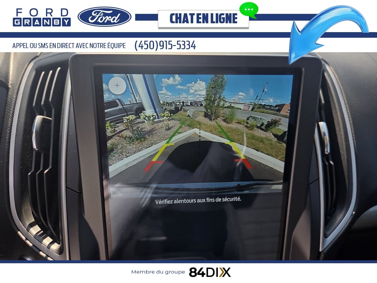 Ford Edge 2022 Blanc Granby - photo #20