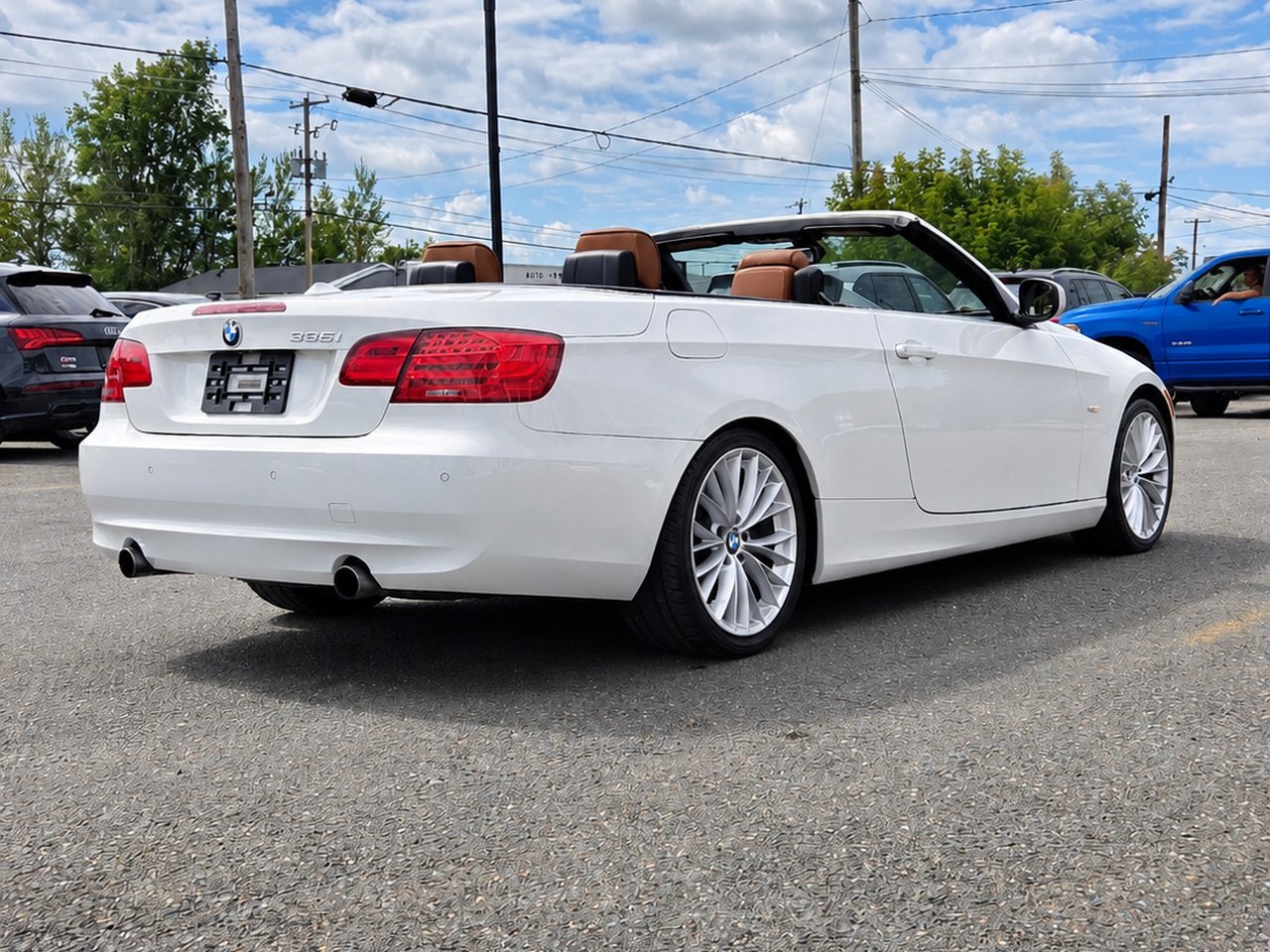 BMW 335i Convertible 2011 Blanc Granby - photo #11