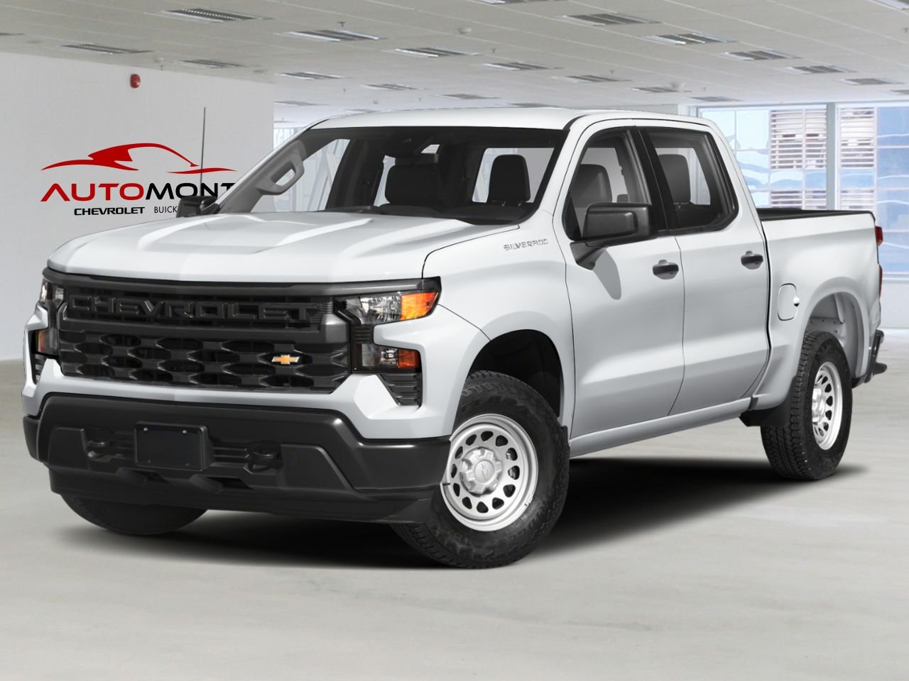 CHEVROLET Silverado 1500 K1500 SILVERADO CREW CAB RST STD/BOX (1SP) 2024 Blanc sommet Mont-Laurier - photo #0