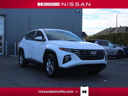 2022 Hyundai Tucson Essential 0 ACCIDENT BANC CHAUFFANT GR ELEC White