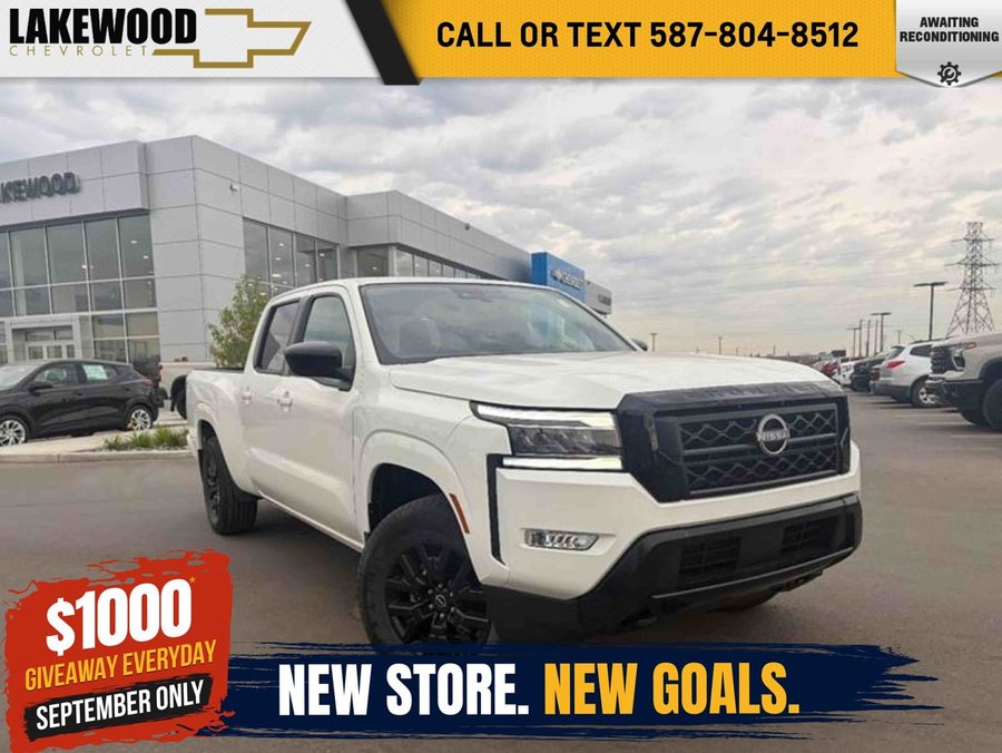 2023 Nissan Frontier SV 3.8L | Heated Bucket Seats White