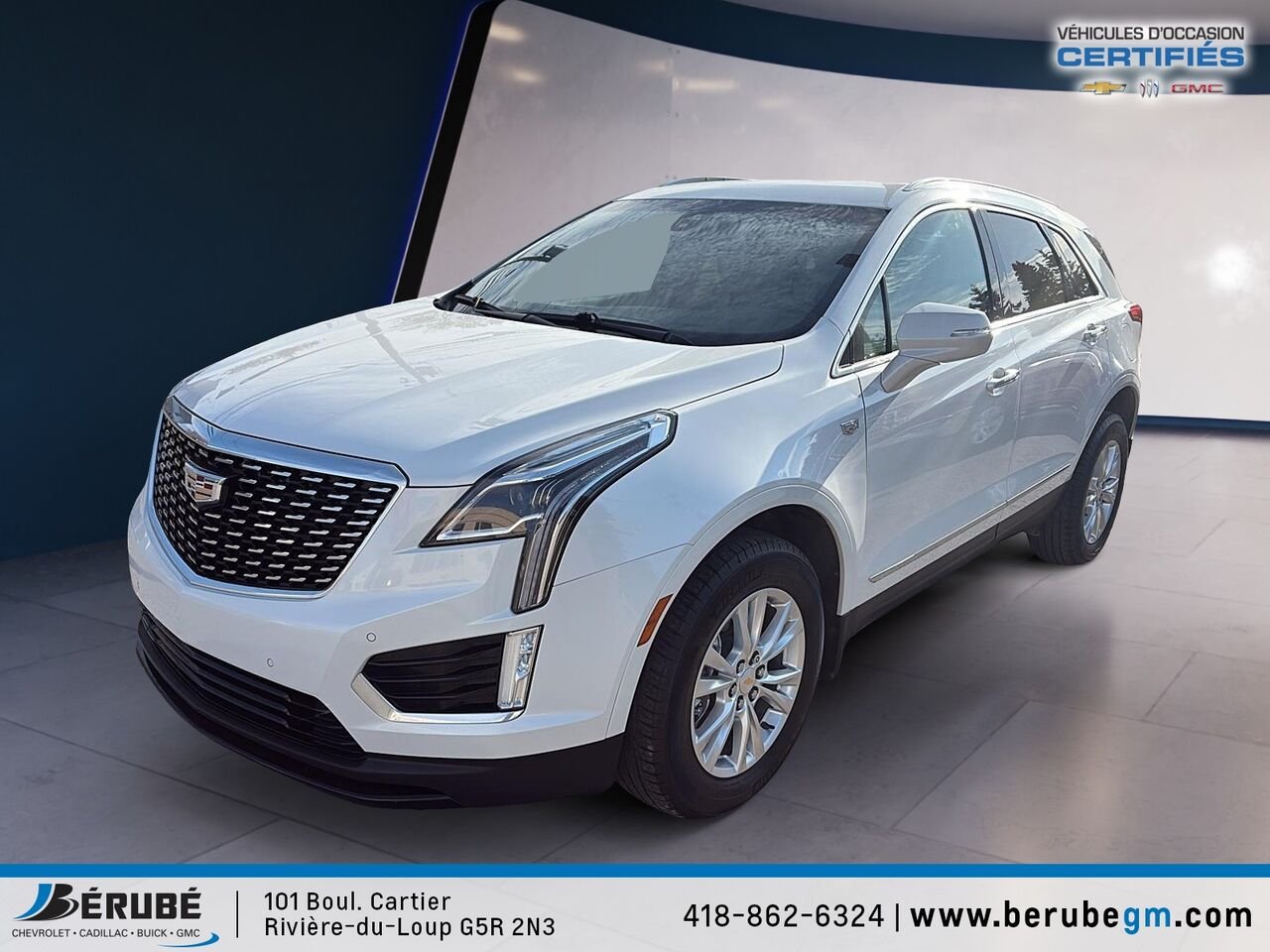 2022 CADILLAC XT5 AWD White Rivière-du-Loup - photo #0