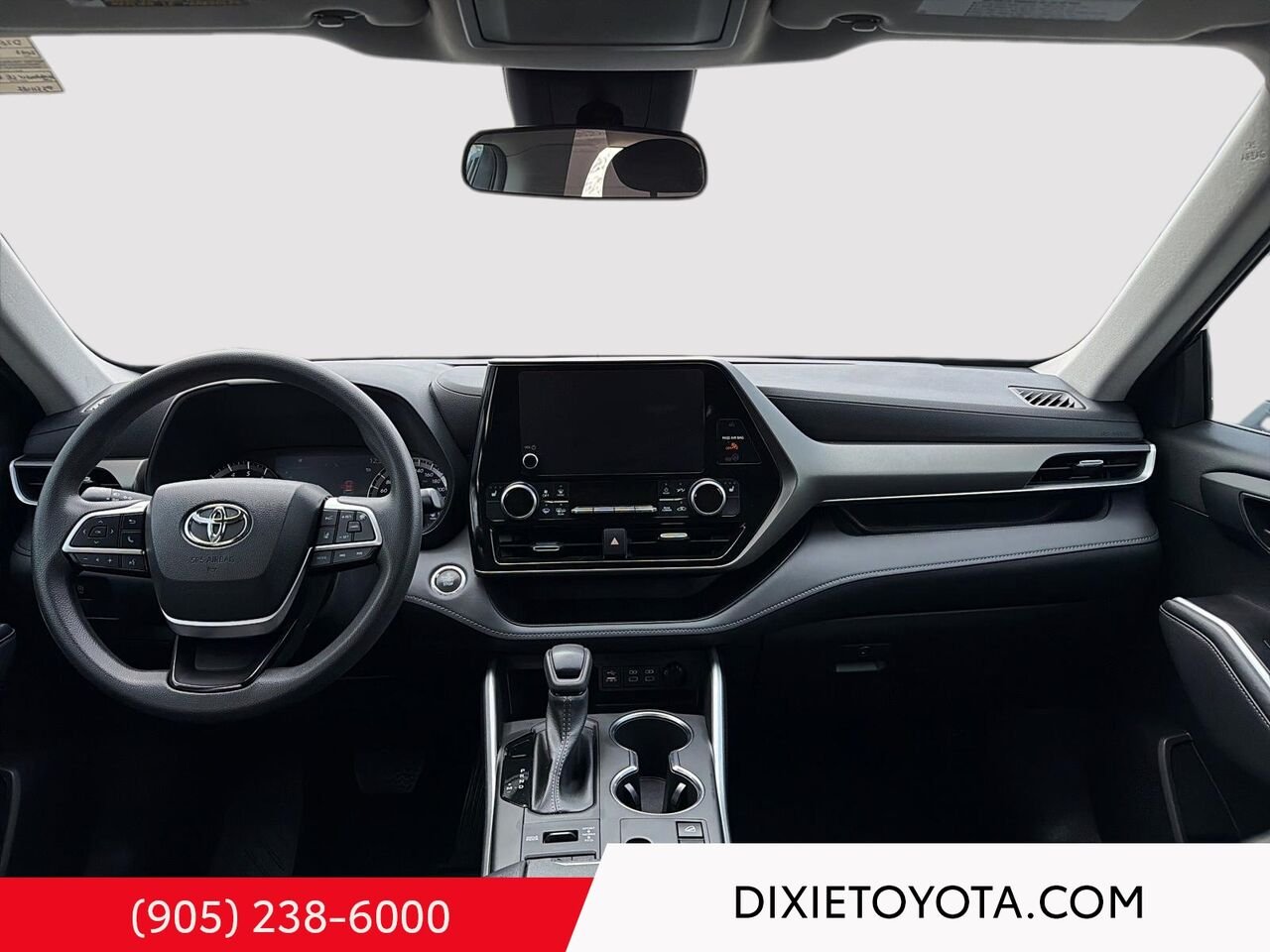 2023 Toyota Highlander Heated Seats, Alloy Wheels, Bluetooth Midnight Black Metallic Mississauga - photo #16