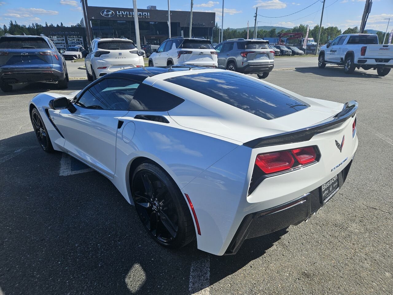 2015 Chevrolet Corvette Stingray Z51 coupé 2 portes avec 2LT White Thetford Mines - photo #4