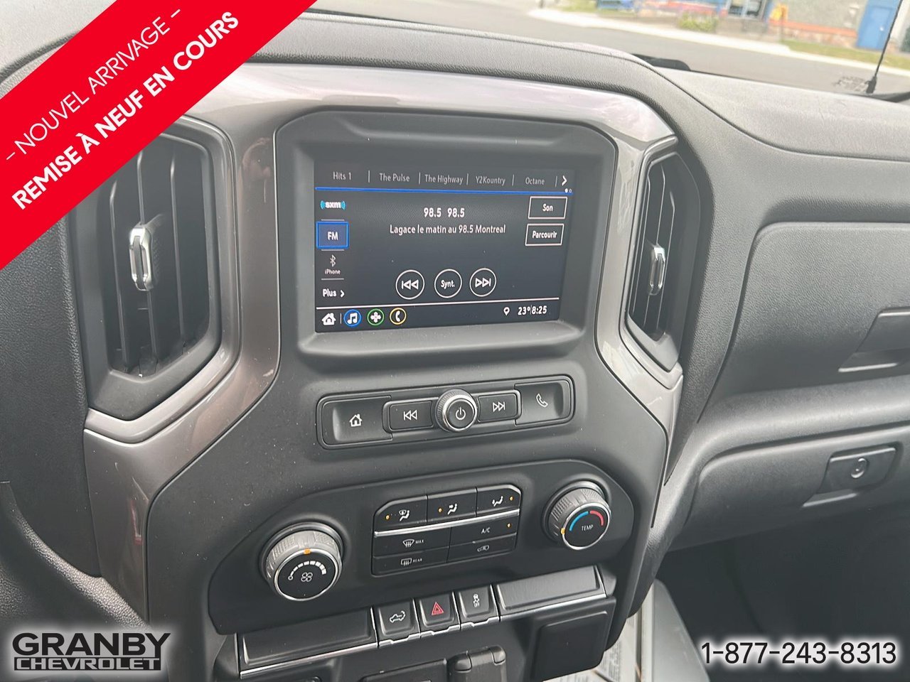 2021 Chevrolet Silverado 1500 Custom CREW BOITE 6.6 | G3868 Black Granby - photo #12