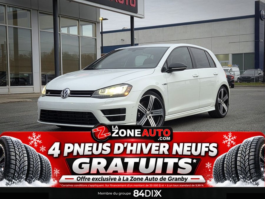 Volkswagen Golf R JAMAIS ACCIDENTÉ + AWD + 300 HP 2016 Blanc