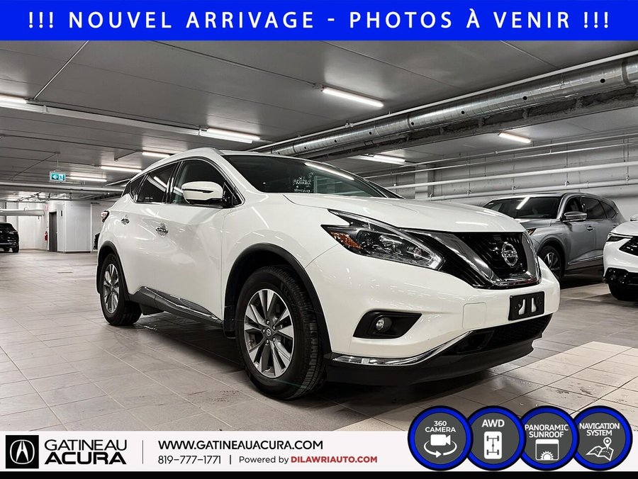 Nissan Murano *** UN PROPRIO + CLEAN CARFAX *** 2018 Blanc
