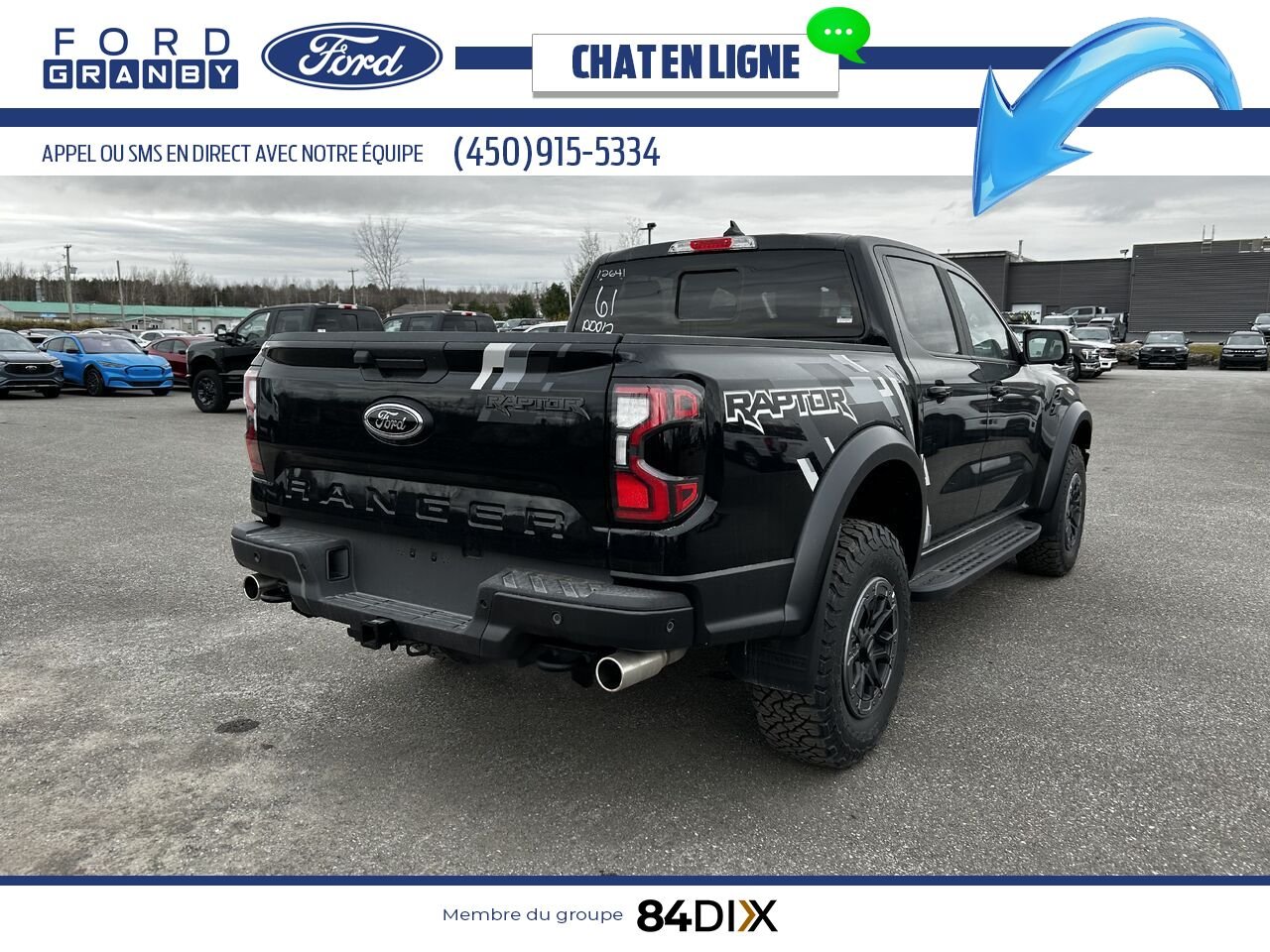 Ford RANGER 2024 Noir Granby - photo #30