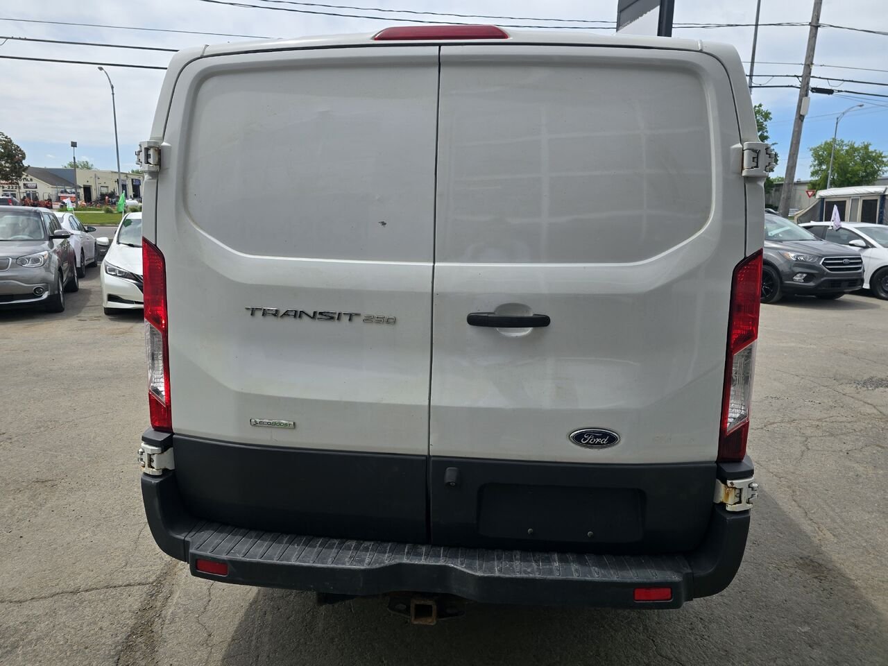2016 Ford Transit fourgon utilitaire White  - photo #3