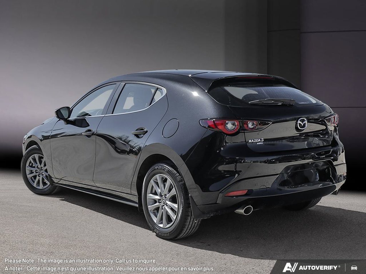 Mazda Mazda3 Sport JM1BPBLL6T1885891 2026 Noir de jais mica Mirabel - photo #3