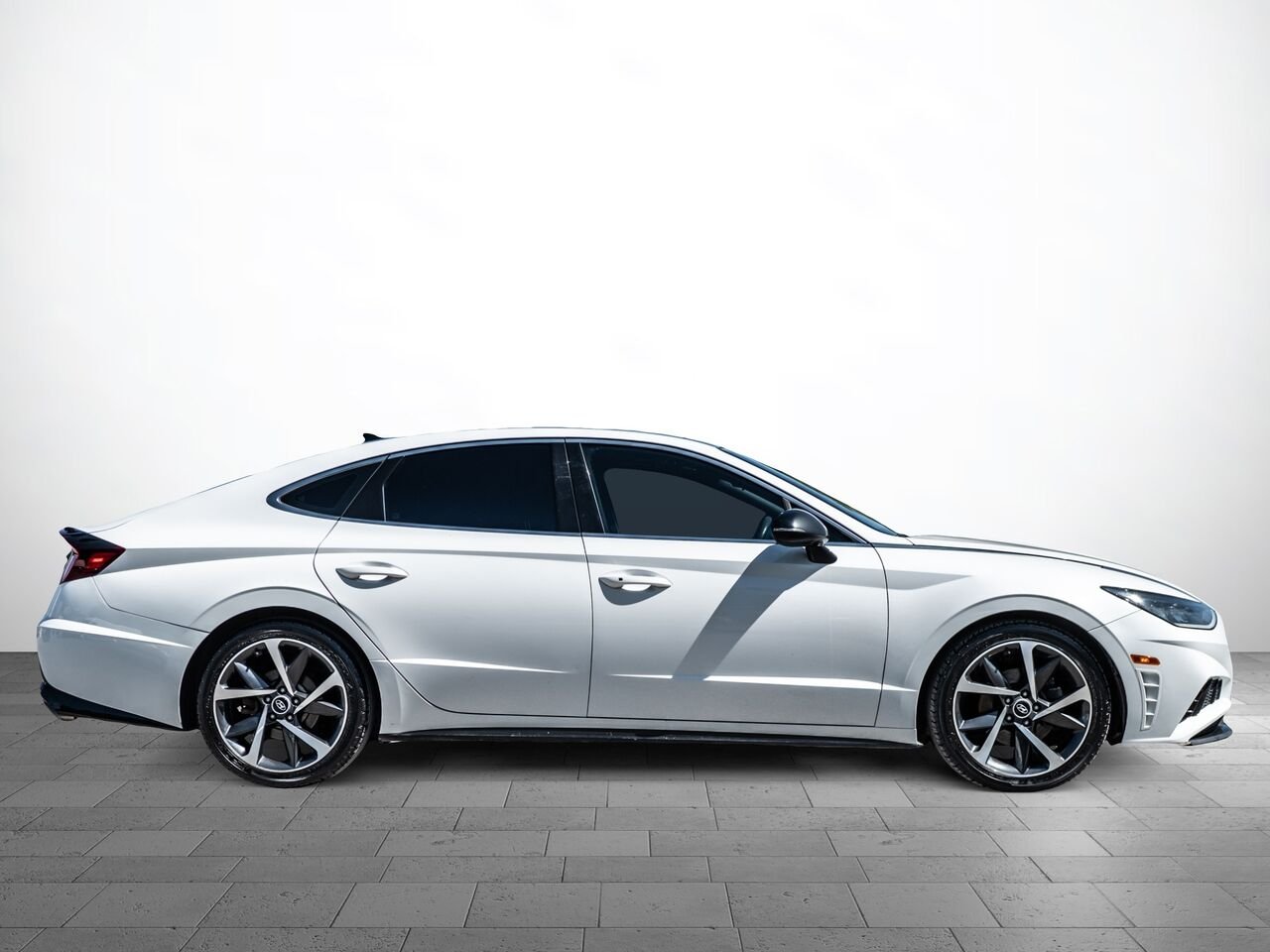 Hyundai Sonata 2022 Blanc Sainte-Julienne - photo #3