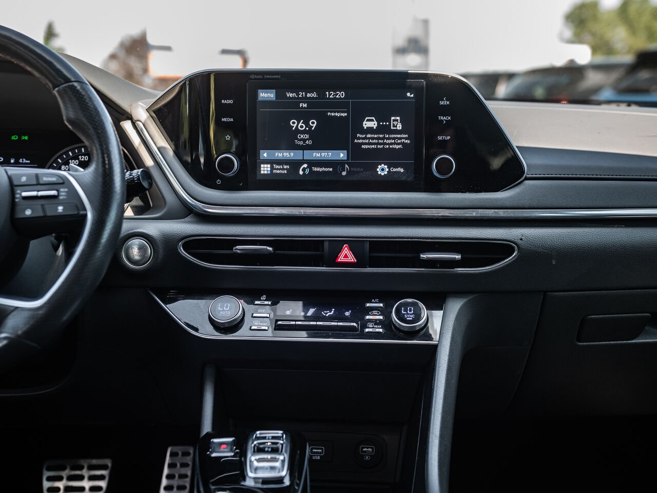 Hyundai Sonata 2022 Blanc Sainte-Julienne - photo #9